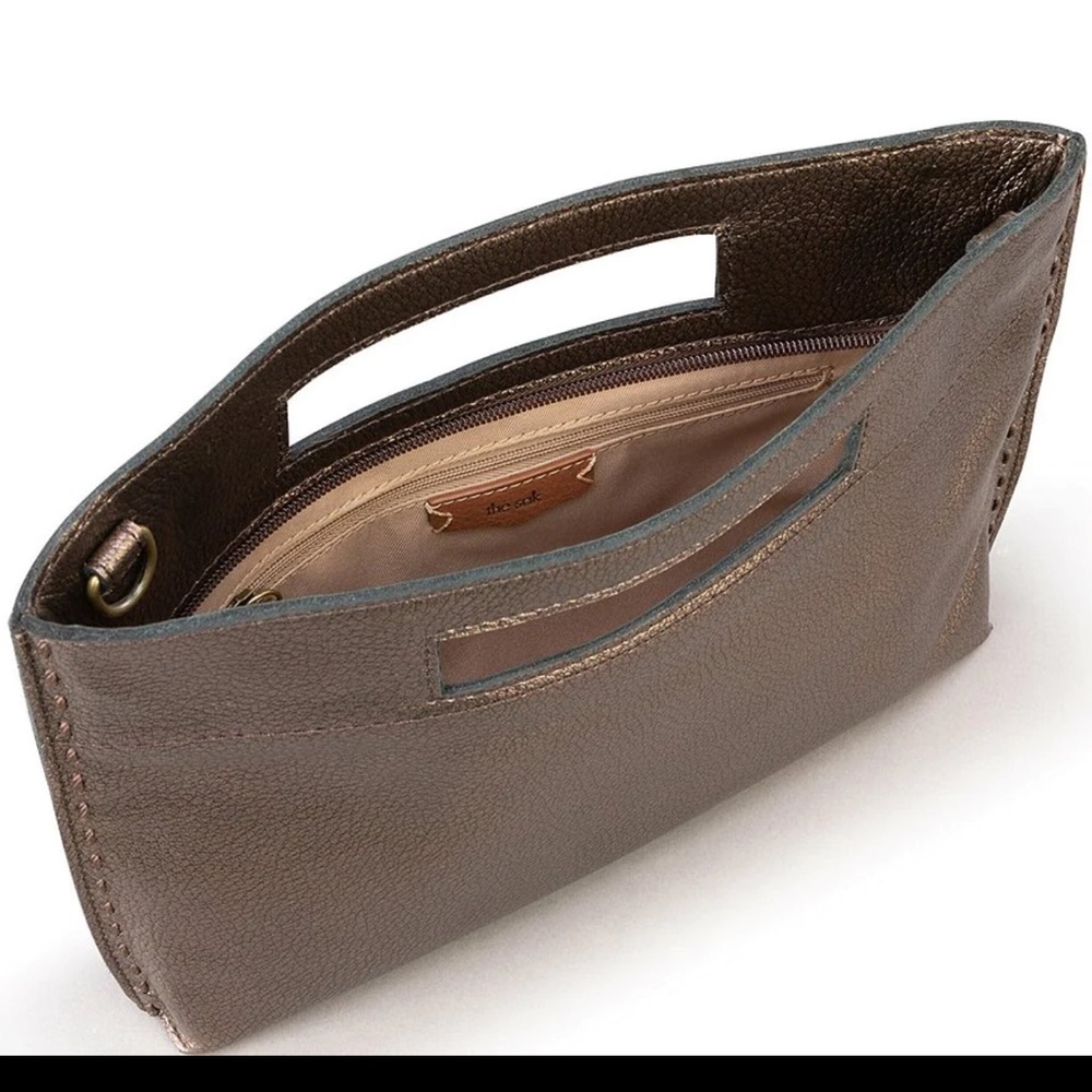 The Sak Bronze Metallic Leather Crossbody with Cutout Handle - Picture 2 of 9